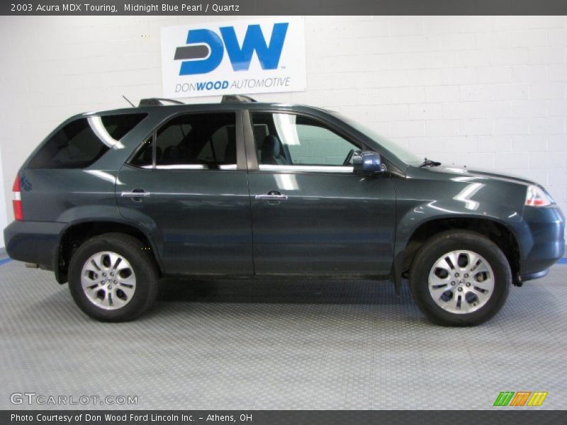 Midnight Blue Pearl / Quartz 2003 Acura MDX Touring
