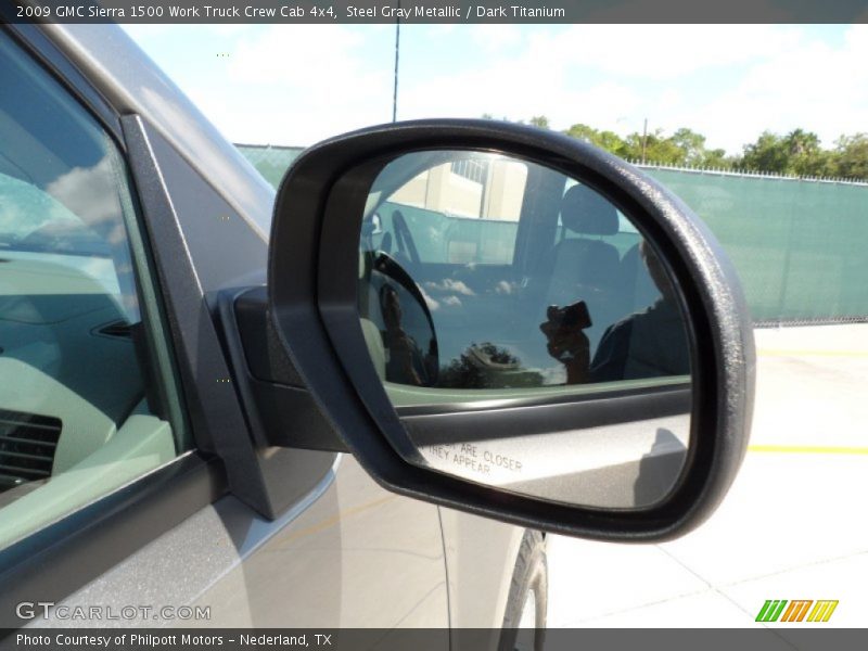 Steel Gray Metallic / Dark Titanium 2009 GMC Sierra 1500 Work Truck Crew Cab 4x4