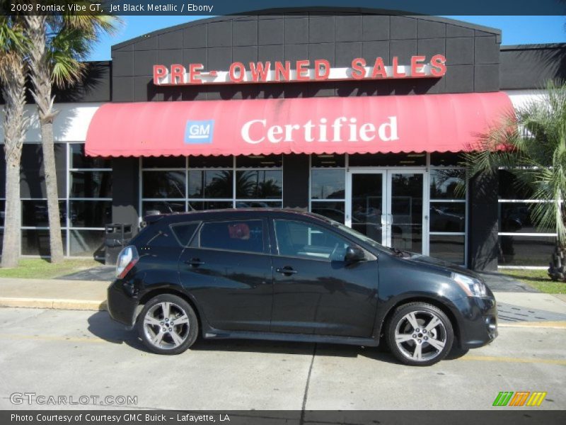 Jet Black Metallic / Ebony 2009 Pontiac Vibe GT