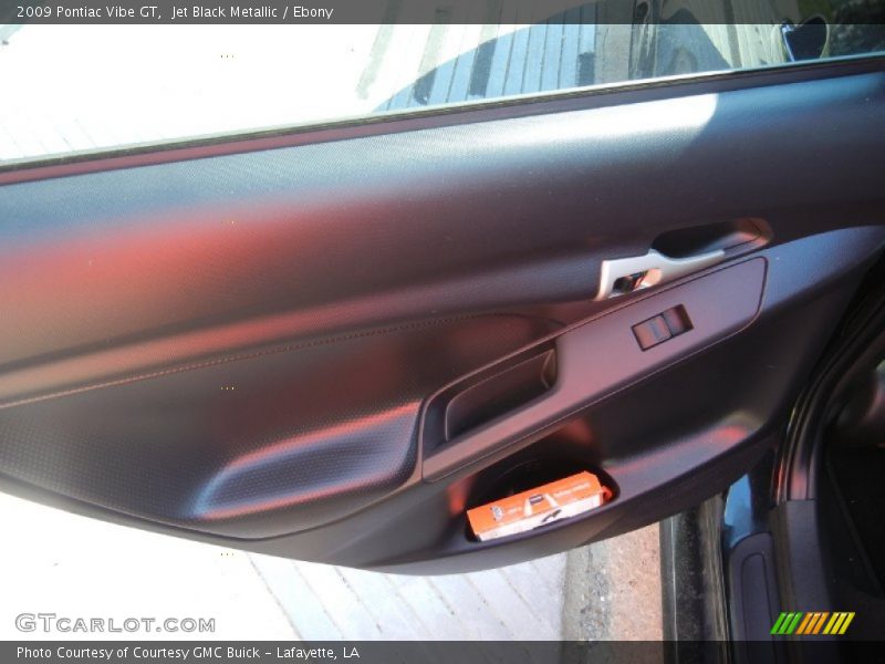 Jet Black Metallic / Ebony 2009 Pontiac Vibe GT