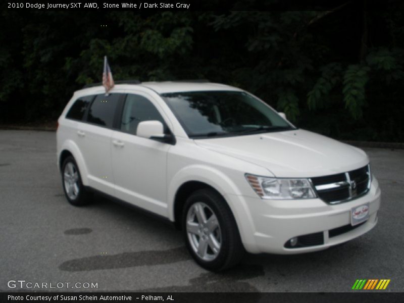 Stone White / Dark Slate Gray 2010 Dodge Journey SXT AWD