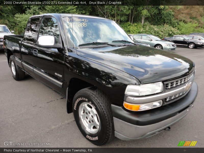 Onyx Black / Graphite 2000 Chevrolet Silverado 1500 Z71 Extended Cab 4x4
