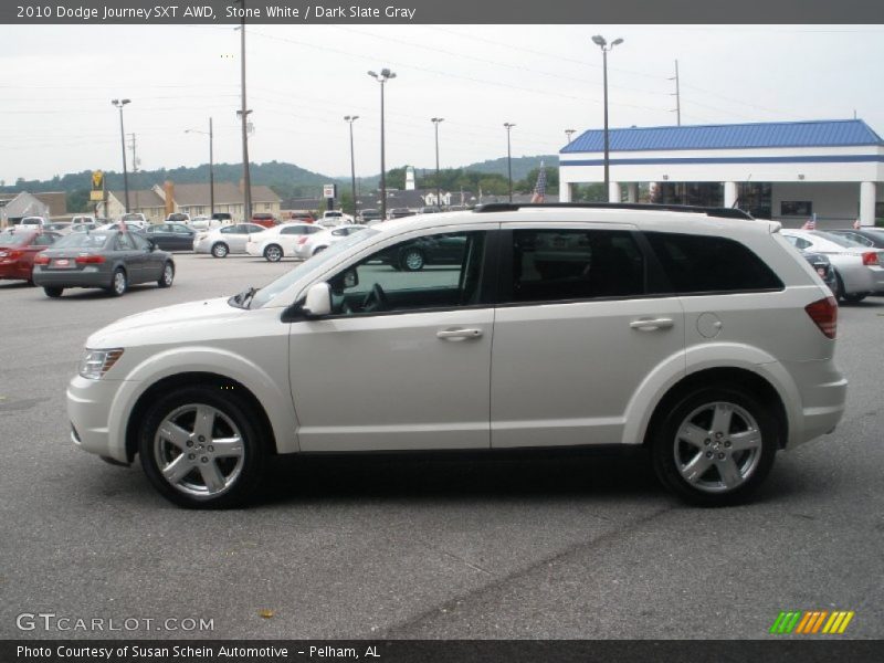 Stone White / Dark Slate Gray 2010 Dodge Journey SXT AWD