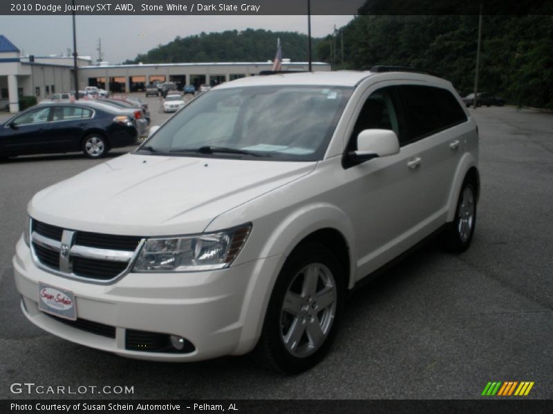Stone White / Dark Slate Gray 2010 Dodge Journey SXT AWD