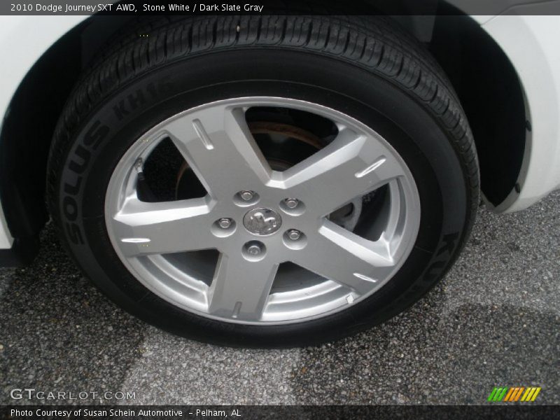 Stone White / Dark Slate Gray 2010 Dodge Journey SXT AWD