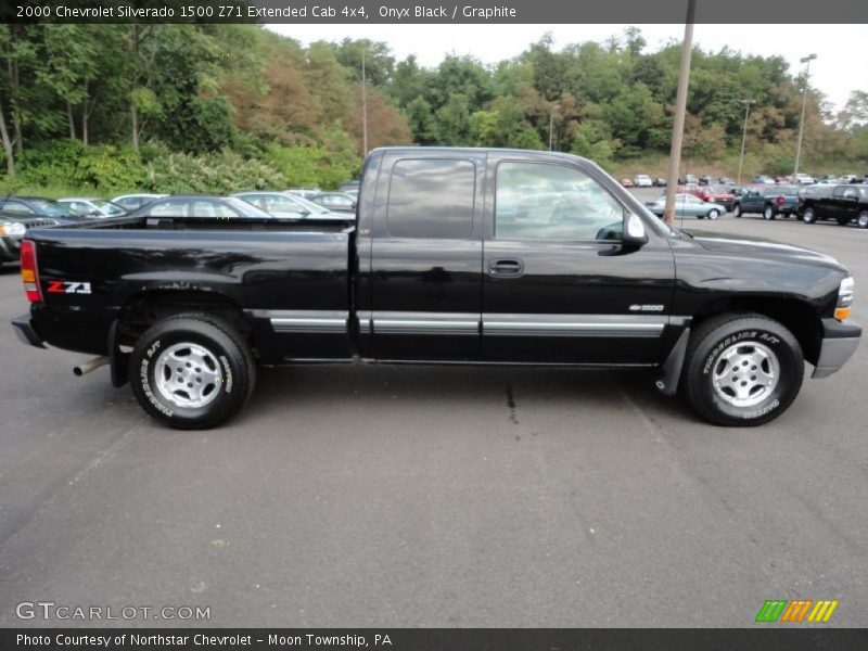 Onyx Black / Graphite 2000 Chevrolet Silverado 1500 Z71 Extended Cab 4x4