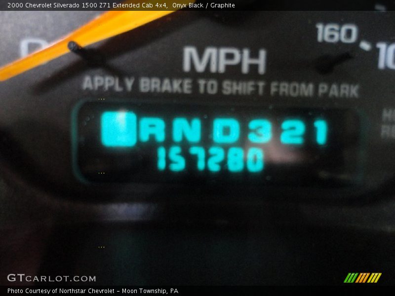 Onyx Black / Graphite 2000 Chevrolet Silverado 1500 Z71 Extended Cab 4x4