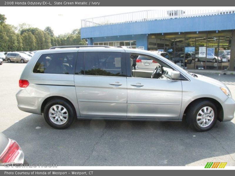 Slate Green Metallic / Ivory 2008 Honda Odyssey EX-L