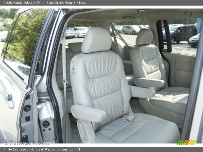 Slate Green Metallic / Ivory 2008 Honda Odyssey EX-L