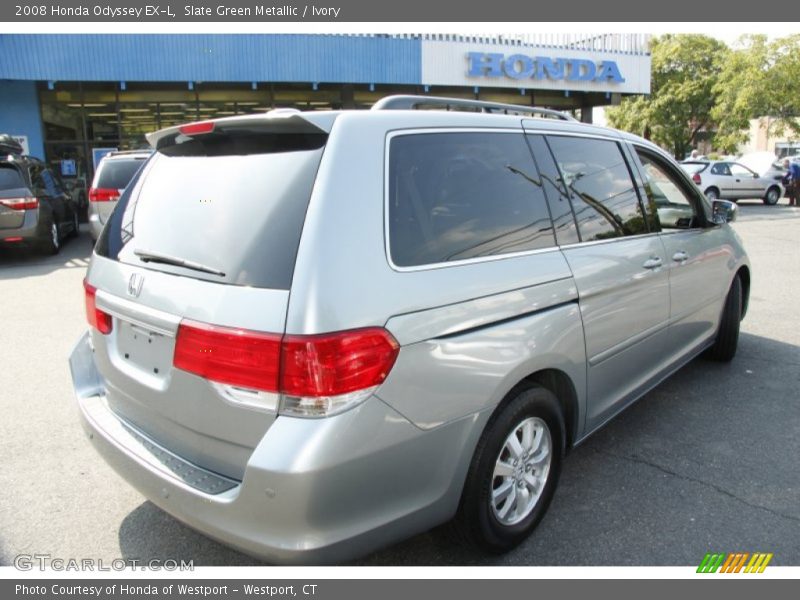 Slate Green Metallic / Ivory 2008 Honda Odyssey EX-L