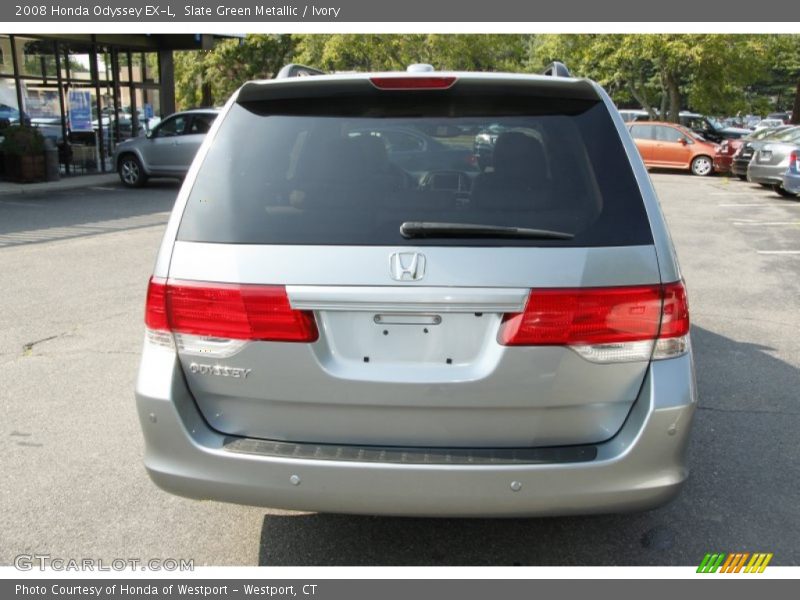 Slate Green Metallic / Ivory 2008 Honda Odyssey EX-L