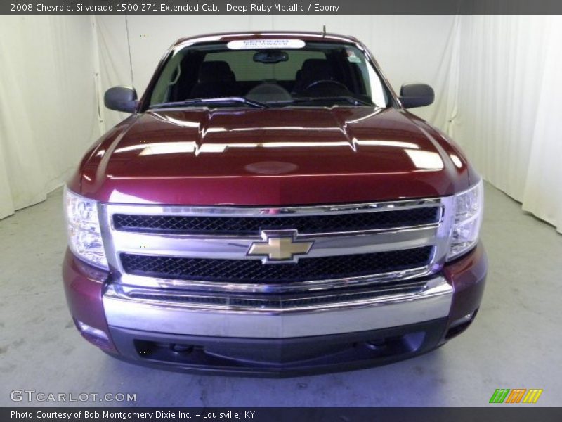 Deep Ruby Metallic / Ebony 2008 Chevrolet Silverado 1500 Z71 Extended Cab