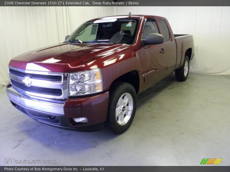 Deep Ruby Metallic / Ebony 2008 Chevrolet Silverado 1500 Z71 Extended Cab