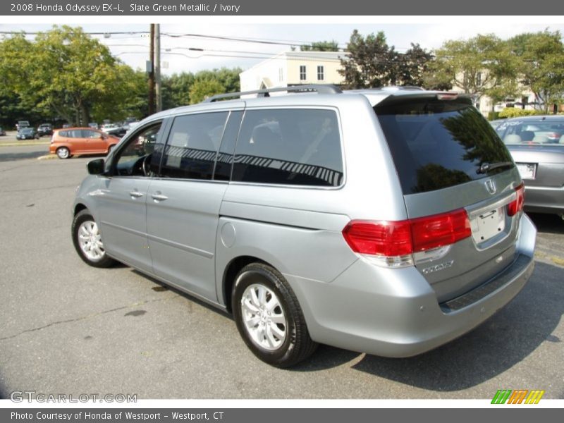 Slate Green Metallic / Ivory 2008 Honda Odyssey EX-L