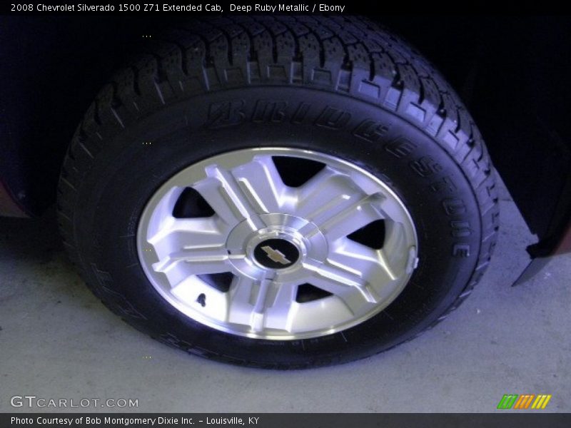 Deep Ruby Metallic / Ebony 2008 Chevrolet Silverado 1500 Z71 Extended Cab