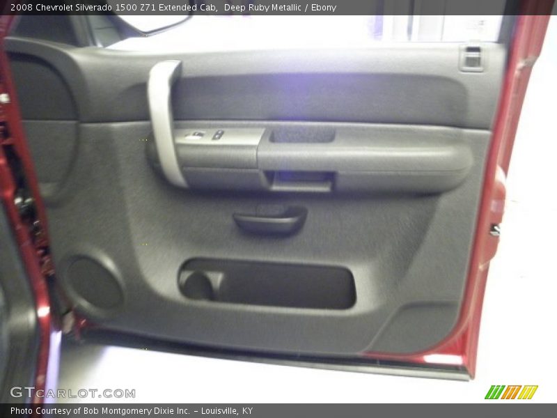Deep Ruby Metallic / Ebony 2008 Chevrolet Silverado 1500 Z71 Extended Cab