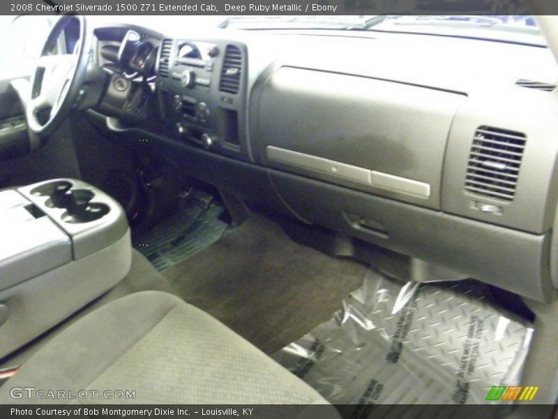 Deep Ruby Metallic / Ebony 2008 Chevrolet Silverado 1500 Z71 Extended Cab