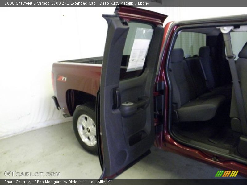 Deep Ruby Metallic / Ebony 2008 Chevrolet Silverado 1500 Z71 Extended Cab