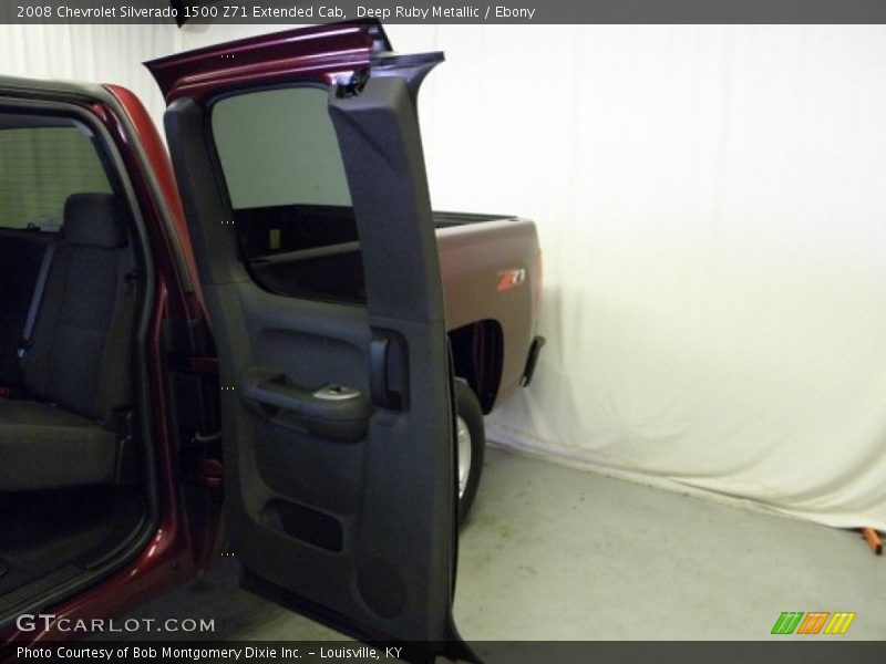 Deep Ruby Metallic / Ebony 2008 Chevrolet Silverado 1500 Z71 Extended Cab