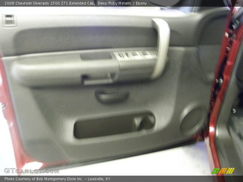 Deep Ruby Metallic / Ebony 2008 Chevrolet Silverado 1500 Z71 Extended Cab