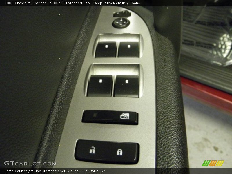 Deep Ruby Metallic / Ebony 2008 Chevrolet Silverado 1500 Z71 Extended Cab