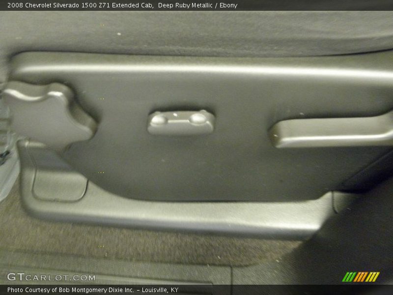 Deep Ruby Metallic / Ebony 2008 Chevrolet Silverado 1500 Z71 Extended Cab
