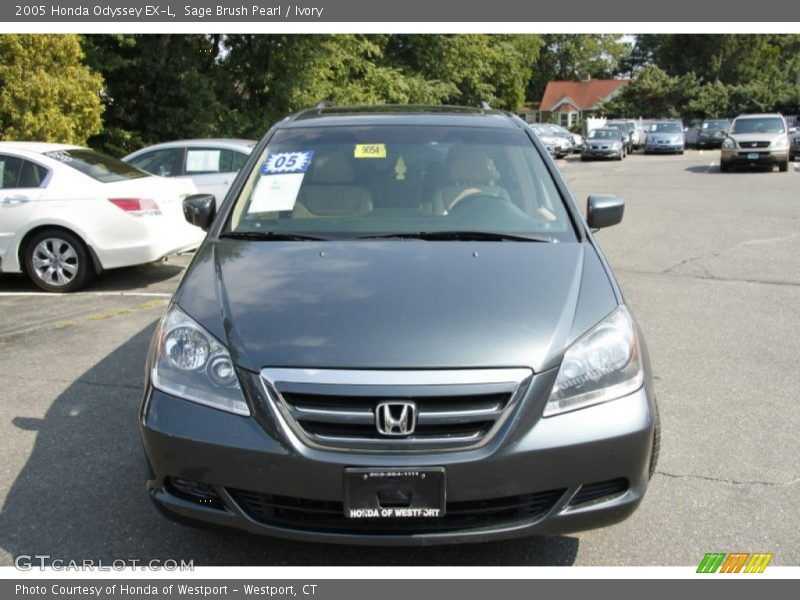 Sage Brush Pearl / Ivory 2005 Honda Odyssey EX-L