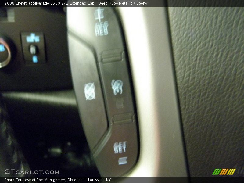 Deep Ruby Metallic / Ebony 2008 Chevrolet Silverado 1500 Z71 Extended Cab