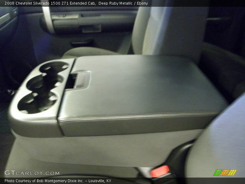 Deep Ruby Metallic / Ebony 2008 Chevrolet Silverado 1500 Z71 Extended Cab