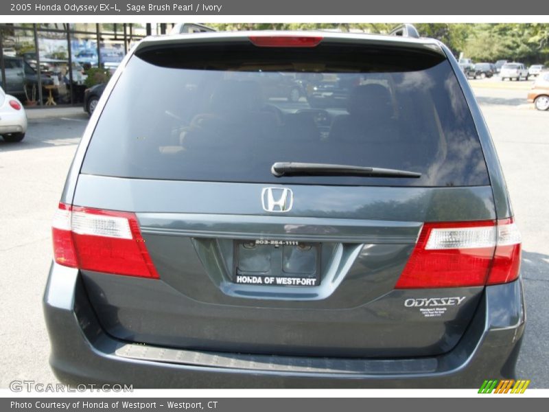 Sage Brush Pearl / Ivory 2005 Honda Odyssey EX-L