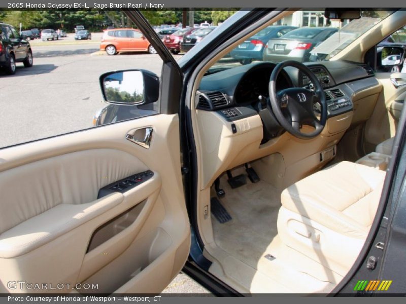Sage Brush Pearl / Ivory 2005 Honda Odyssey EX-L