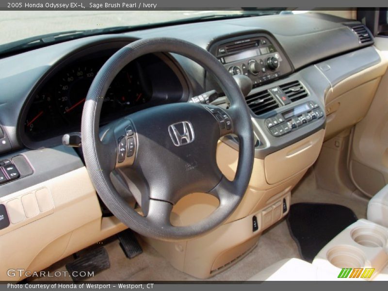Sage Brush Pearl / Ivory 2005 Honda Odyssey EX-L