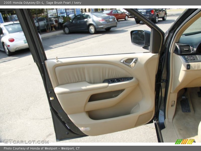 Sage Brush Pearl / Ivory 2005 Honda Odyssey EX-L