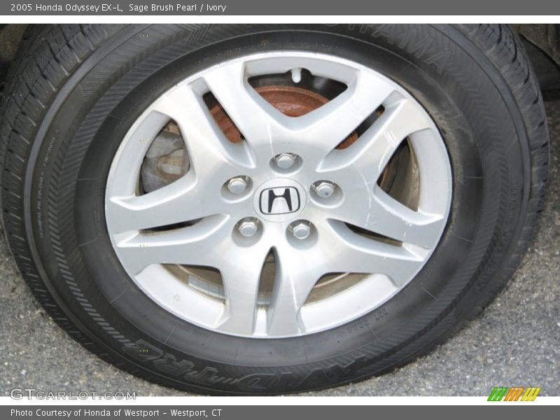 Sage Brush Pearl / Ivory 2005 Honda Odyssey EX-L