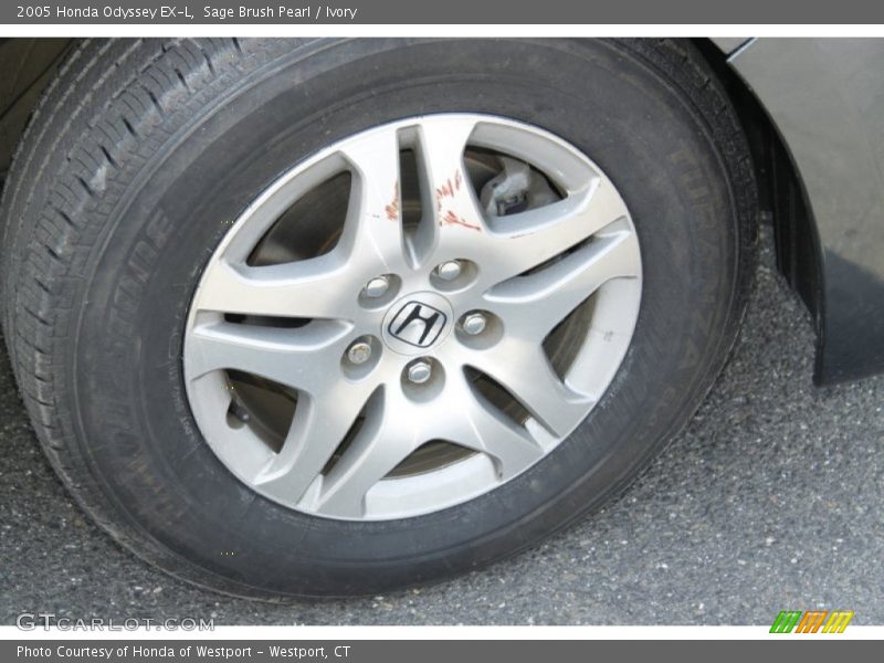 Sage Brush Pearl / Ivory 2005 Honda Odyssey EX-L