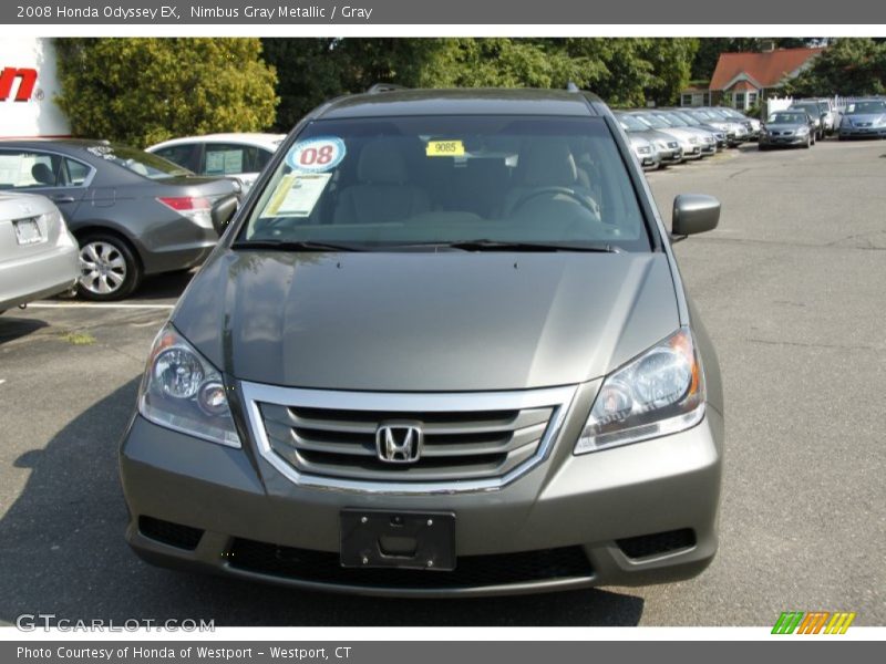 Nimbus Gray Metallic / Gray 2008 Honda Odyssey EX