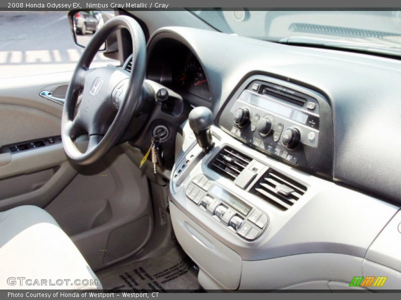Nimbus Gray Metallic / Gray 2008 Honda Odyssey EX