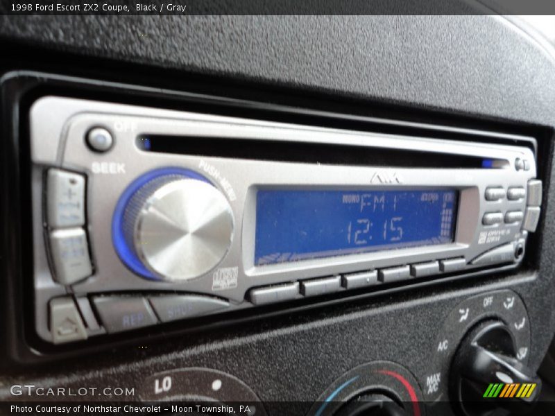 Black / Gray 1998 Ford Escort ZX2 Coupe