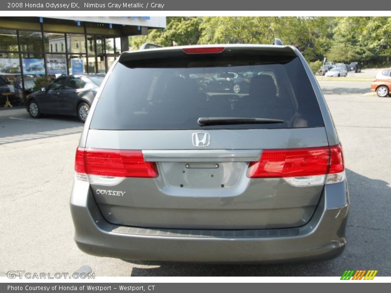 Nimbus Gray Metallic / Gray 2008 Honda Odyssey EX