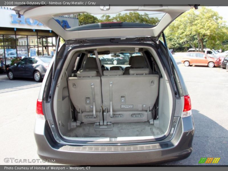 Nimbus Gray Metallic / Gray 2008 Honda Odyssey EX