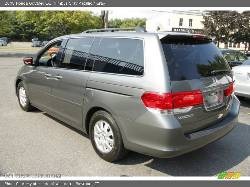 Nimbus Gray Metallic / Gray 2008 Honda Odyssey EX