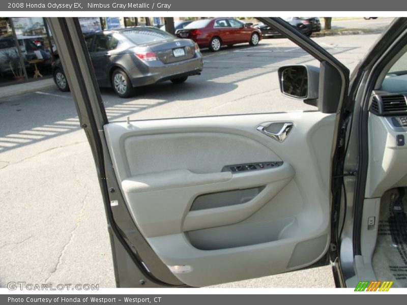Nimbus Gray Metallic / Gray 2008 Honda Odyssey EX