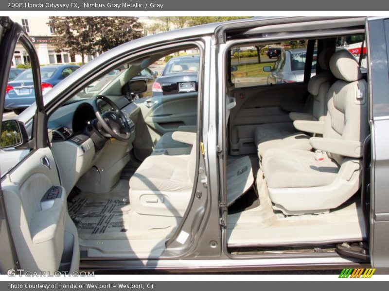 Nimbus Gray Metallic / Gray 2008 Honda Odyssey EX