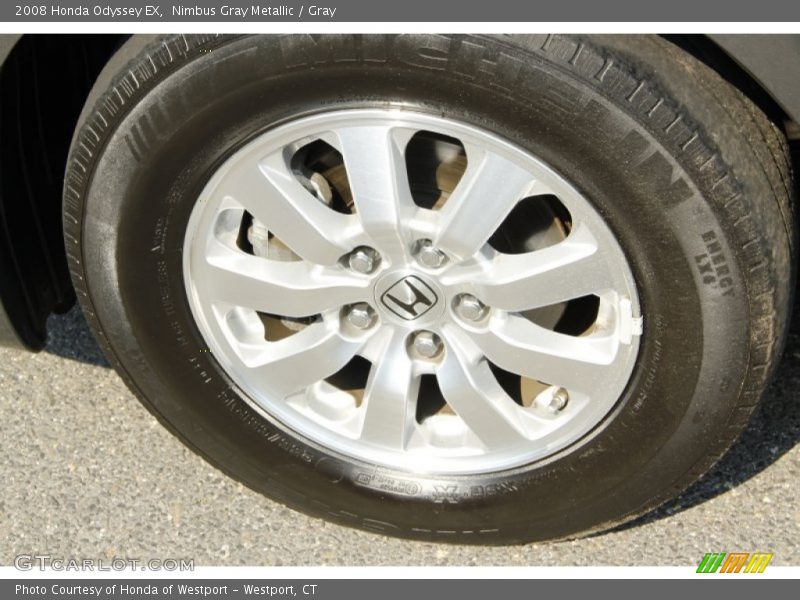 Nimbus Gray Metallic / Gray 2008 Honda Odyssey EX