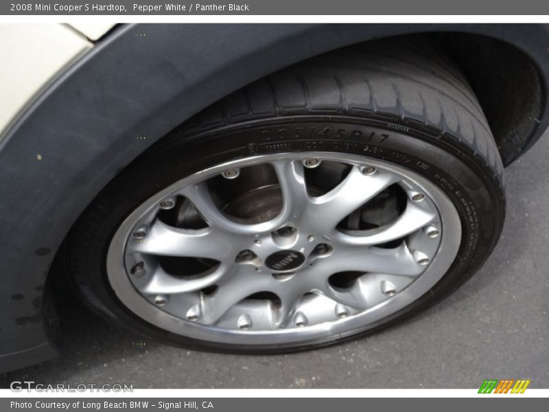 Pepper White / Panther Black 2008 Mini Cooper S Hardtop