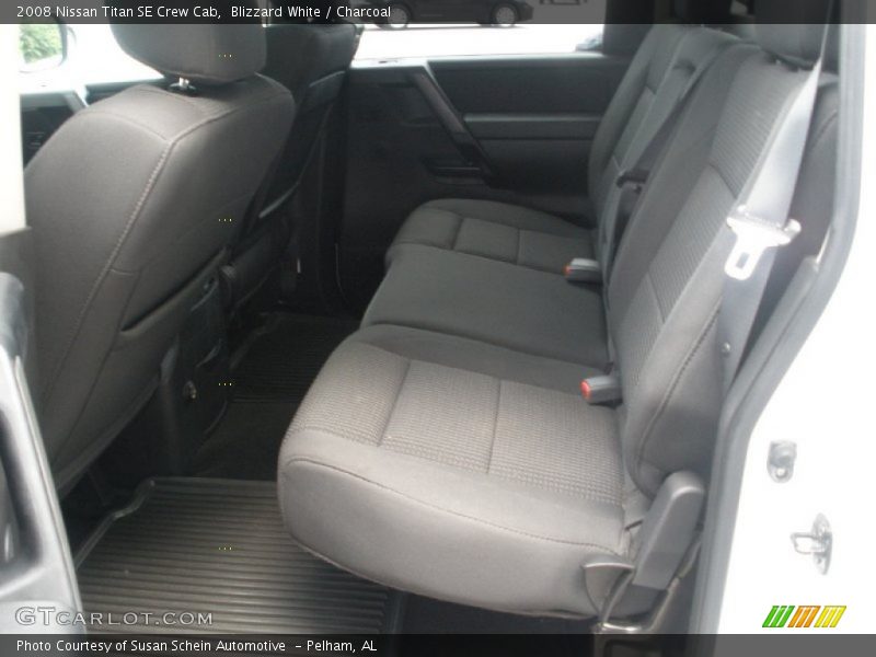 Blizzard White / Charcoal 2008 Nissan Titan SE Crew Cab
