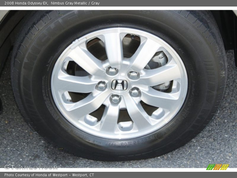 Nimbus Gray Metallic / Gray 2008 Honda Odyssey EX