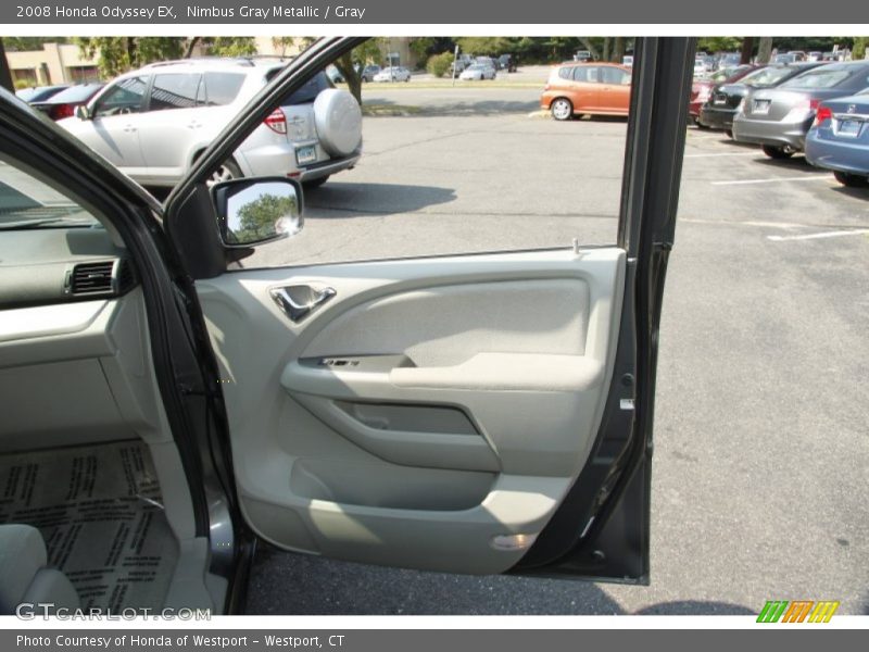 Nimbus Gray Metallic / Gray 2008 Honda Odyssey EX