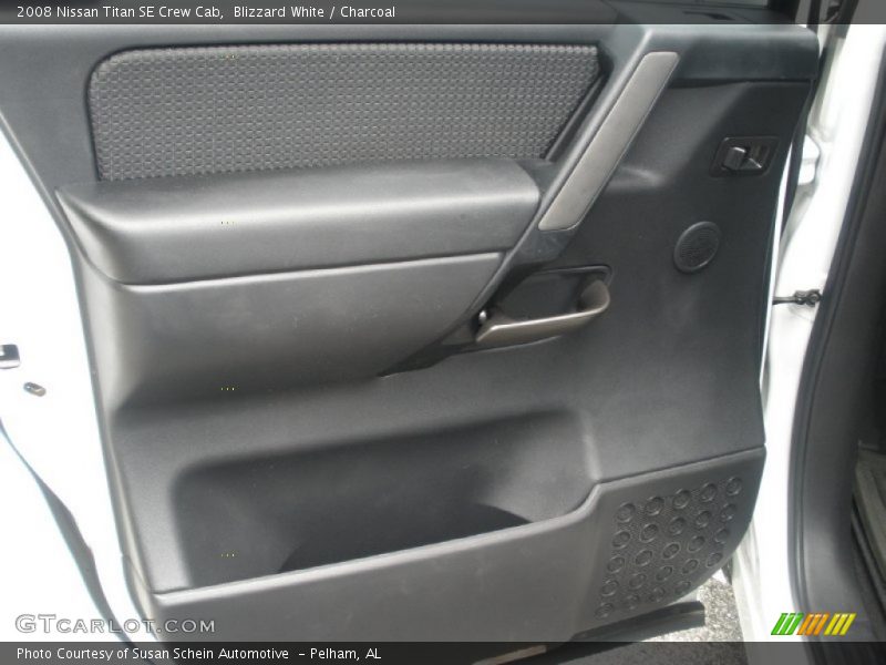 Blizzard White / Charcoal 2008 Nissan Titan SE Crew Cab