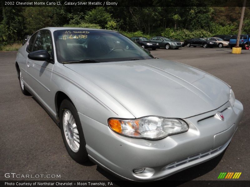 Galaxy Silver Metallic / Ebony 2002 Chevrolet Monte Carlo LS